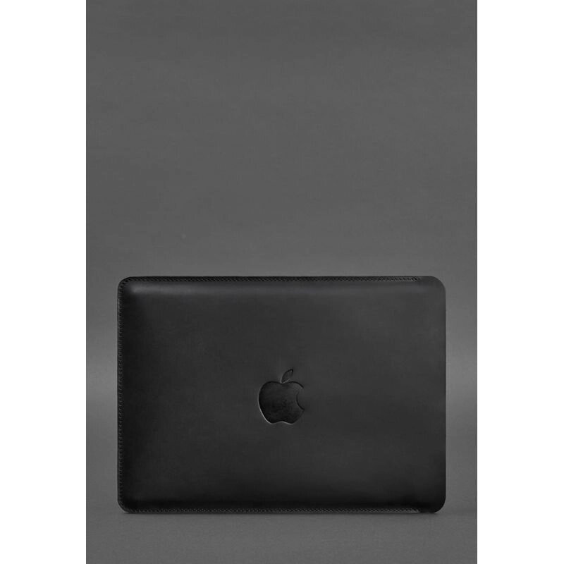 Шкіряний чохол для MacBook 15-16 Чорний від компанії Shock km ua - фото 1