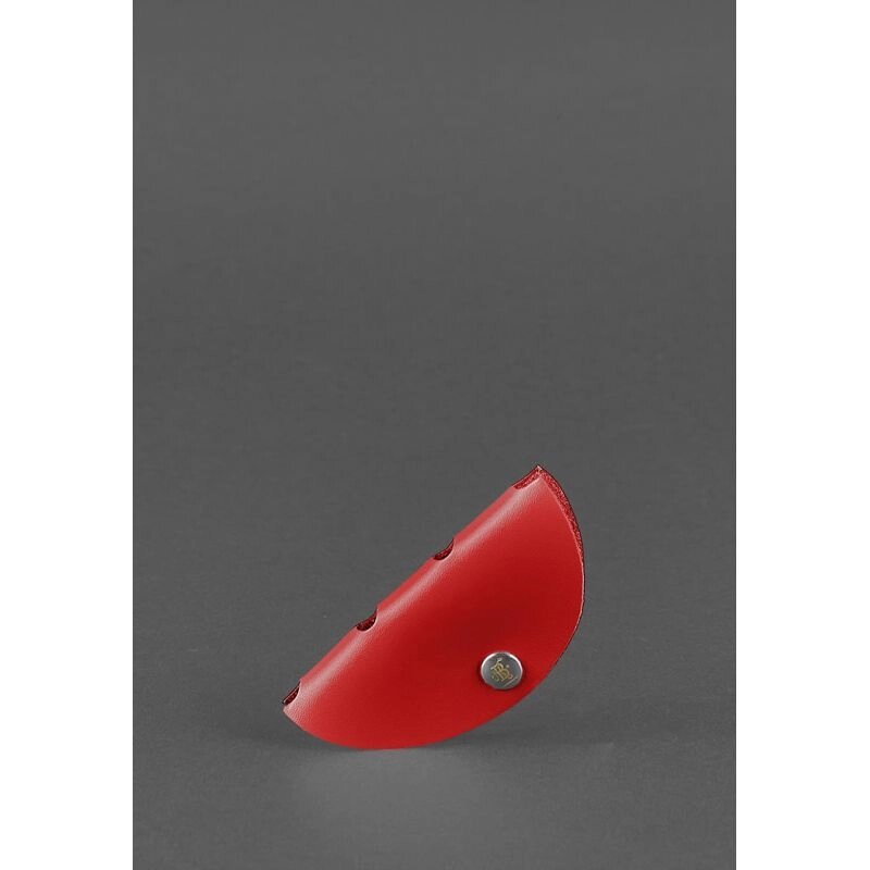 Шкіряний холдер для навушників та проводів Червоний від компанії Shock km ua - фото 1