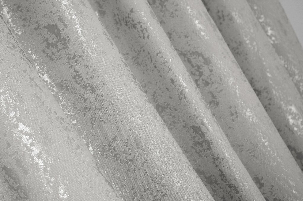Шторна тканина льон мармур, колекція  "Pavliani". Колір сірий. Код 1179ш від компанії Shock km ua - фото 1