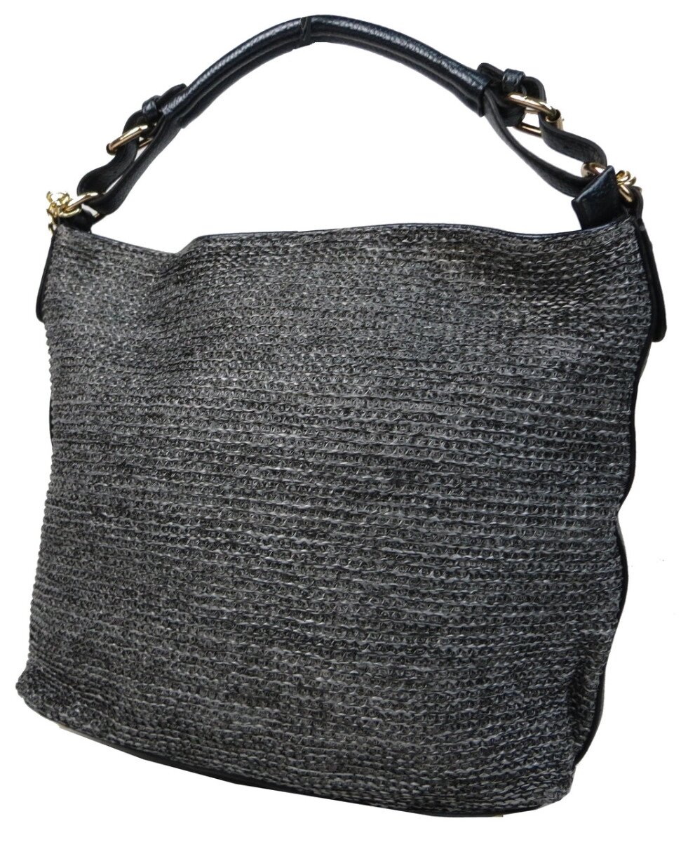 Сітчаста жіноча сумка Giaguaro сіра від компанії Shock km ua - фото 1