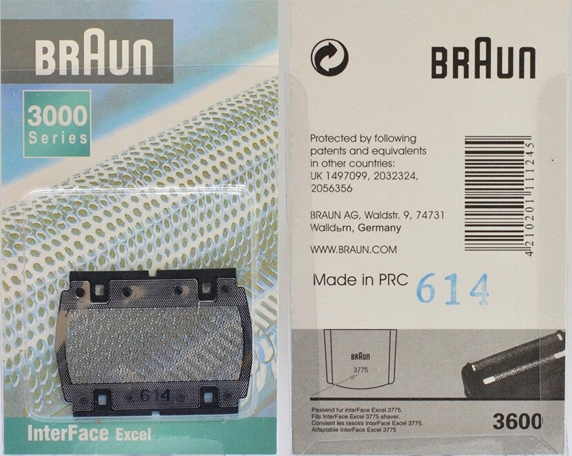 Сітка для бритви Braun 3000 614 від компанії Shock km ua - фото 1