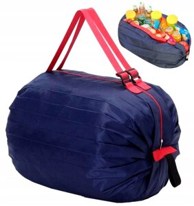 Складана сумка-шопер для покупок Edibazzar синя