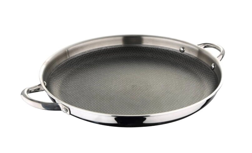 Сковорода для паельї Masterpro BGMP-1637 36х4.5 см срібляста від компанії Shock km ua - фото 1