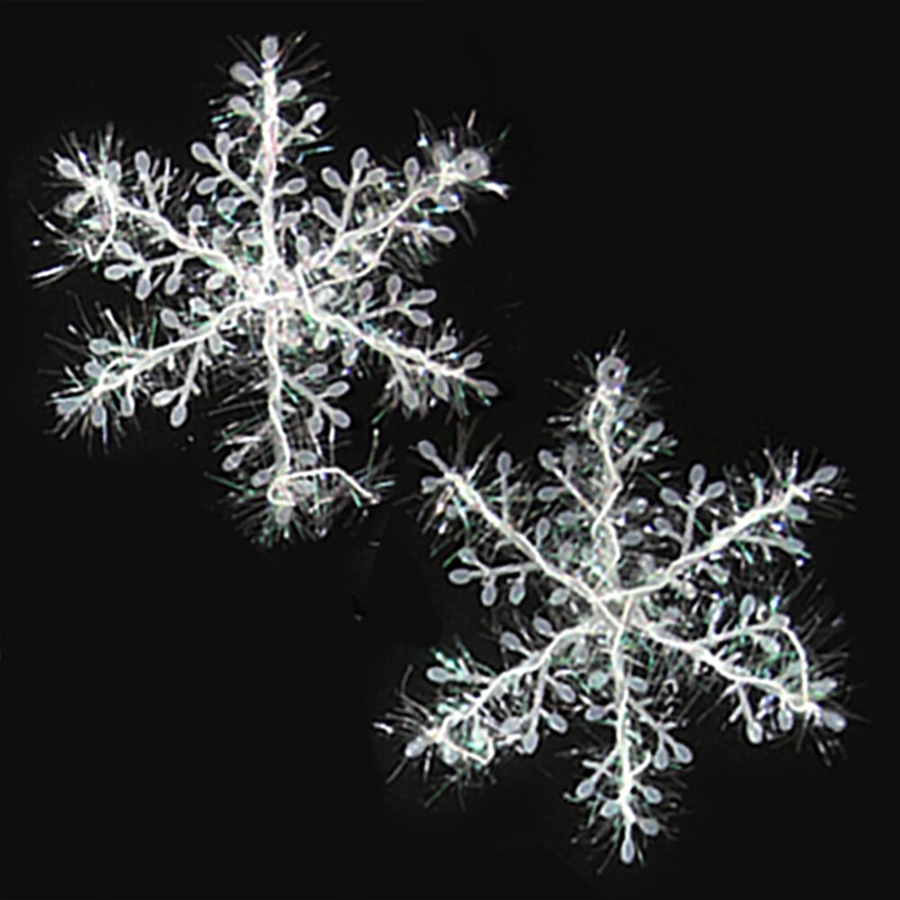 Сніжинка декоративна 27х27см (уп 2шт) від компанії Shock km ua - фото 1
