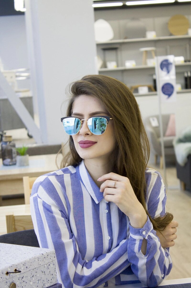 Сонцезахисні окуляри жіночі 8317-3 від компанії Shock km ua - фото 1