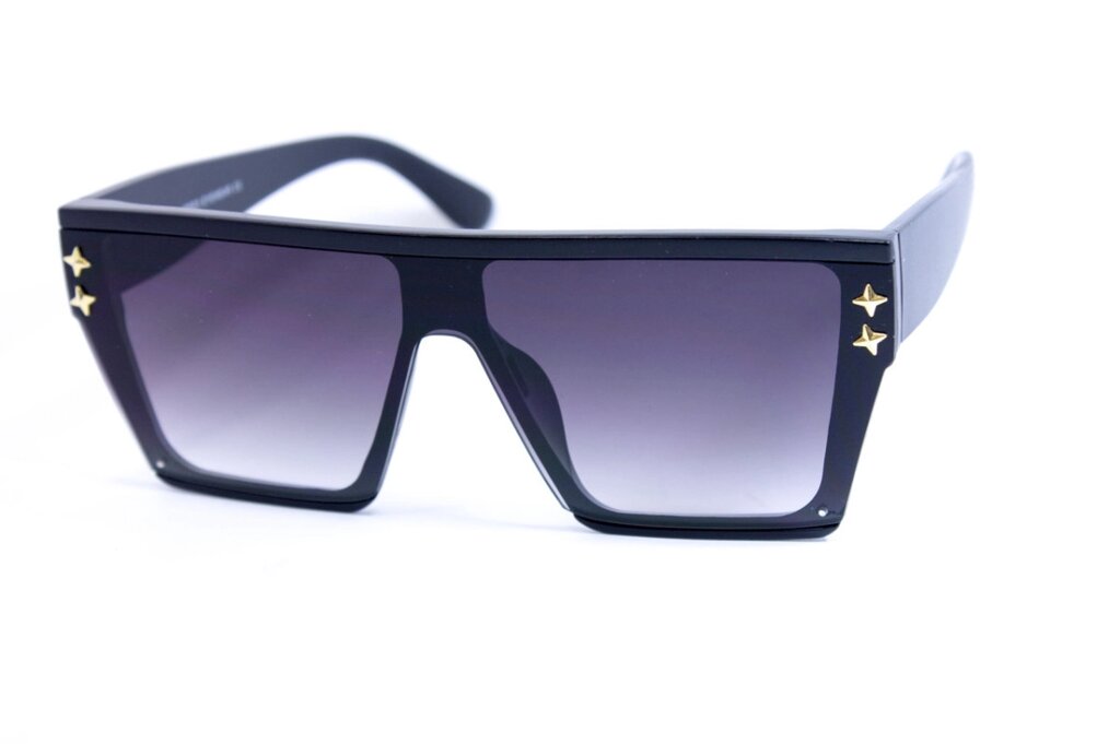 Сонцезахисні жіночі окуляри 0124-3 матові від компанії Shock km ua - фото 1