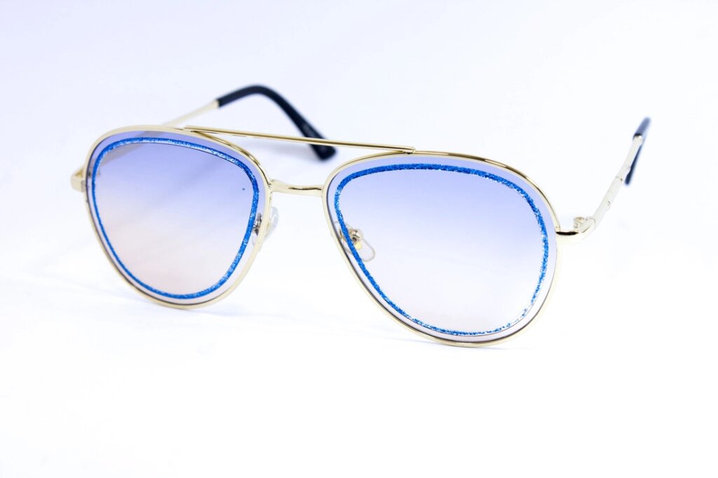 Сонцезахисні жіночі окуляри 0362-4 від компанії Shock km ua - фото 1