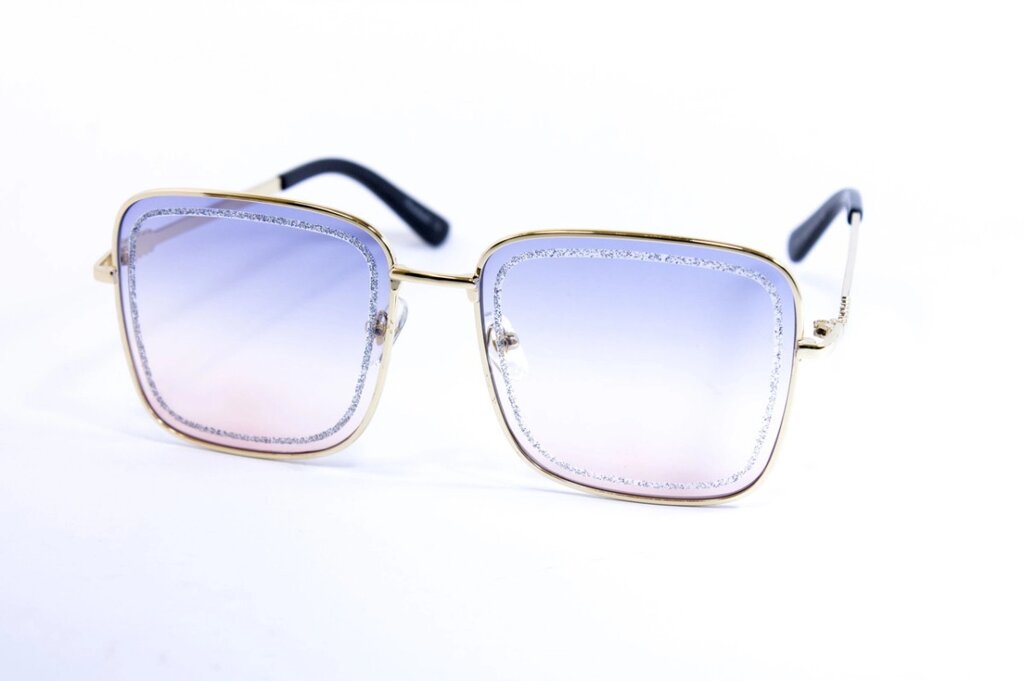Сонцезахисні жіночі окуляри 0363-4 від компанії Shock km ua - фото 1