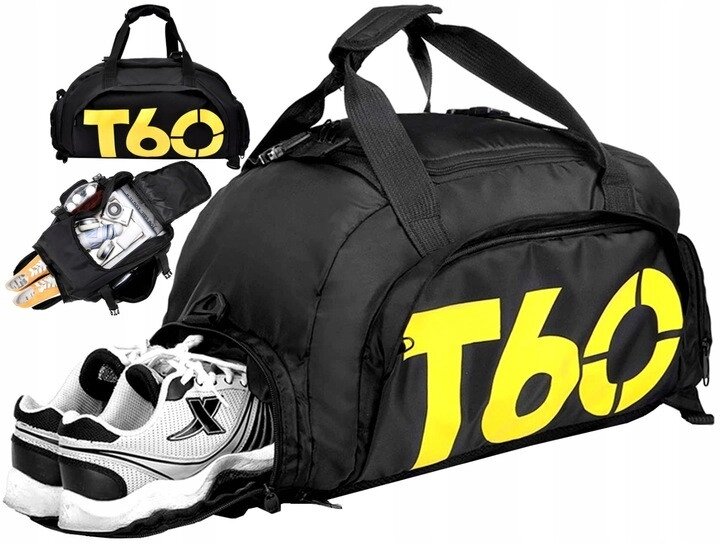 Спортивна сумка — рюкзак 25L Edibazzar чорний від компанії Shock km ua - фото 1