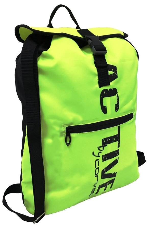 Спортивний рюкзак-мішок 13L Corvet, BP2126-48 салатовий від компанії Shock km ua - фото 1