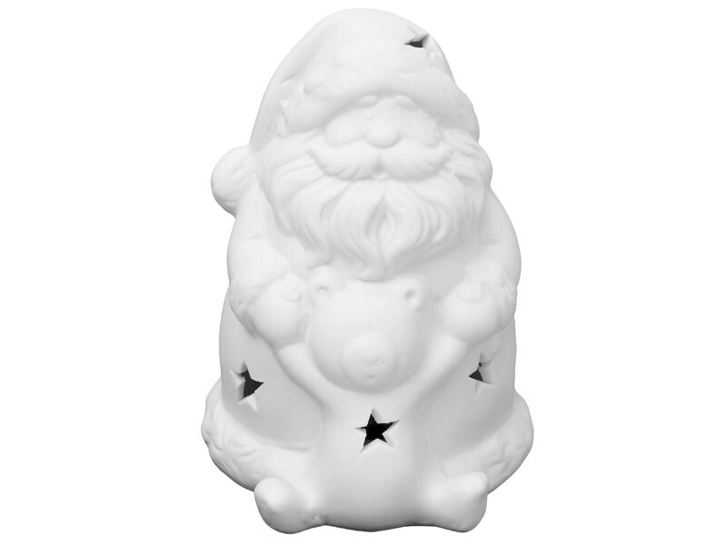 Статуетка декоративна Lefard Дід Мороз з ведмедиком 919-264 11 см від компанії Shock km ua - фото 1