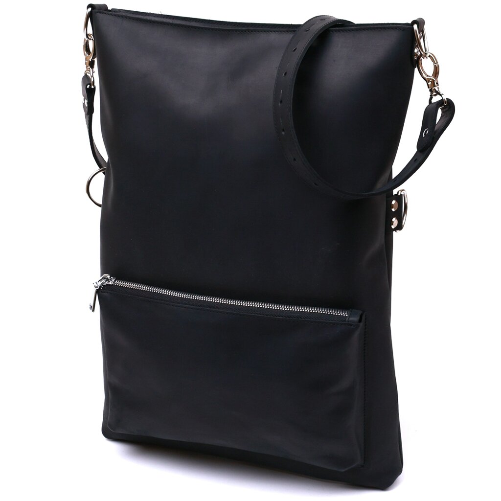 Стильна вінтажна сумка жіноча Shvigel 16338 Чорний від компанії Shock km ua - фото 1