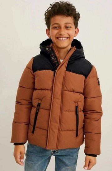 Стильна зимова курточка хлопчику 30214, розмір 176 від компанії Shock km ua - фото 1
