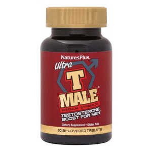 Стимулятор тестостерону Natures Plus Ultra T Male, 60 таблеток