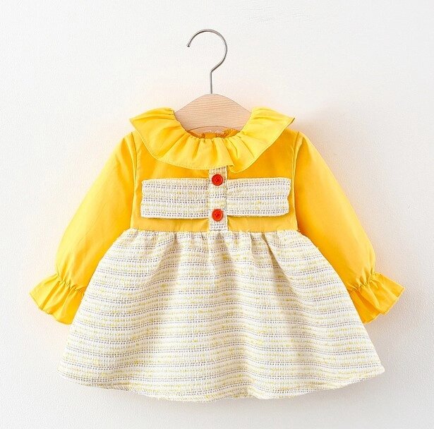 Сукня для дівчики жовта 4736, розмір 100 від компанії Shock km ua - фото 1