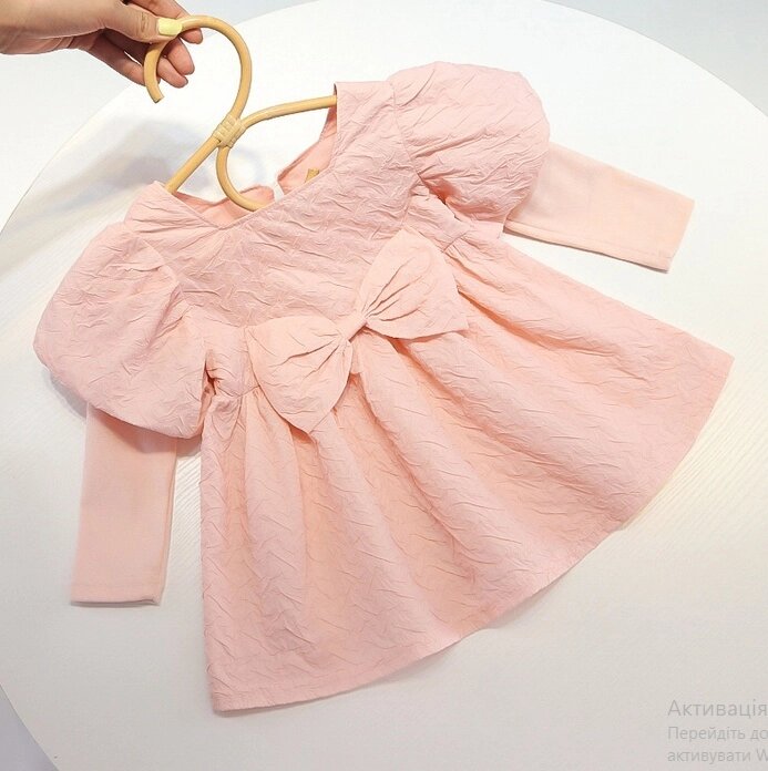 Сукня для дівчинки рожева 1659, розмір 90 від компанії Shock km ua - фото 1