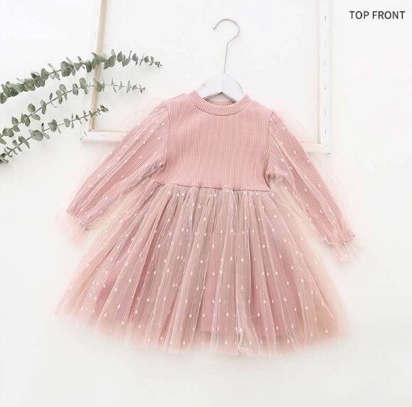 Сукня для дівчинки рожева 4735, розмір 100 від компанії Shock km ua - фото 1