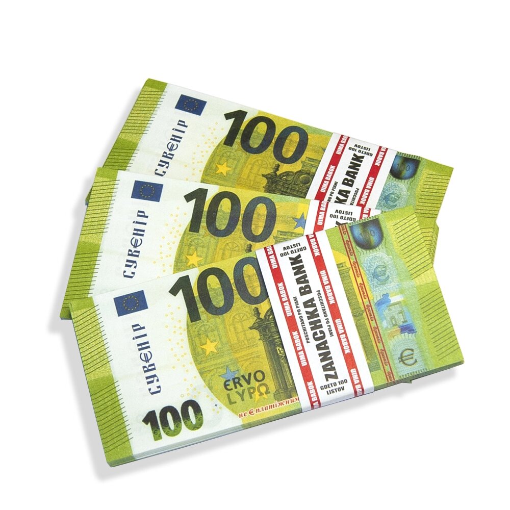 Сувенірні гроші 100 євро від компанії Shock km ua - фото 1