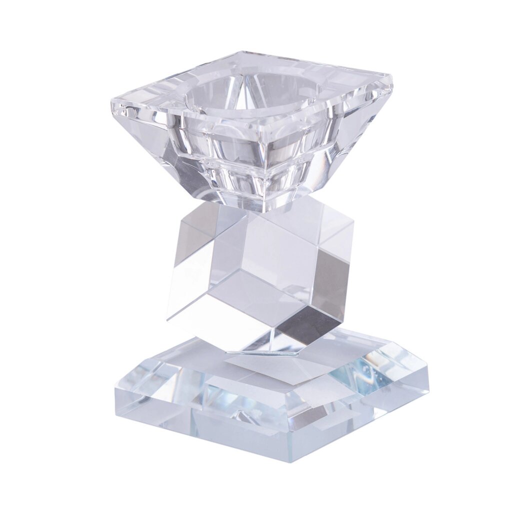 Свічник Кристал скляний 10.5 см від компанії Shock km ua - фото 1