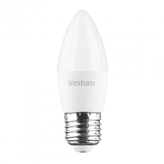 Світлодіодна лампа LED Vestum C-37 E27 1-VS-1301 6 Вт від компанії Shock km ua - фото 1