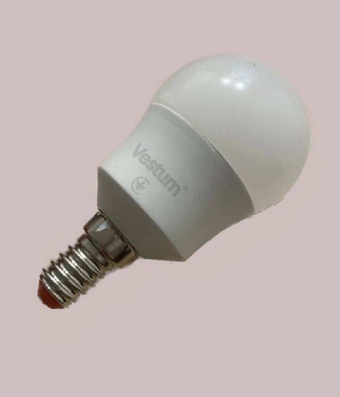Світлодіодна лампа LED Vestum G-45 E14 1-VS-1211 8 Вт від компанії Shock km ua - фото 1