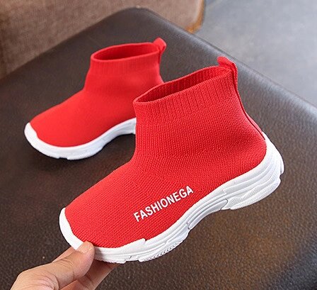 Текстильні кросівки Fashionega червоні, розмір 23 від компанії Shock km ua - фото 1