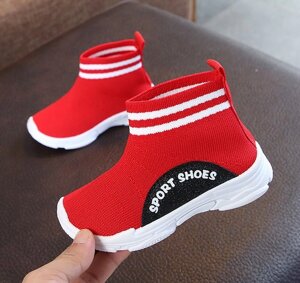 Текстильні кросівки Sport Shoes червоні, розмір 24