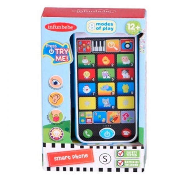 Телефон дитячий Limo Toy LS1010-LV 12 см від компанії Shock km ua - фото 1