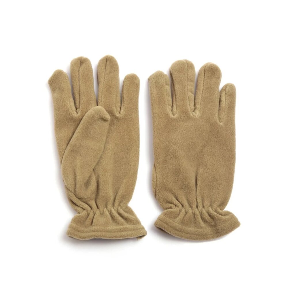 Теплі зимові флісові військові рукавички, рукавички для військових зсу бежеві, армійські рукавички тілесні від компанії Shock km ua - фото 1