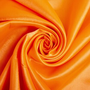 Тканина костюмна креп-сатин неон оранж