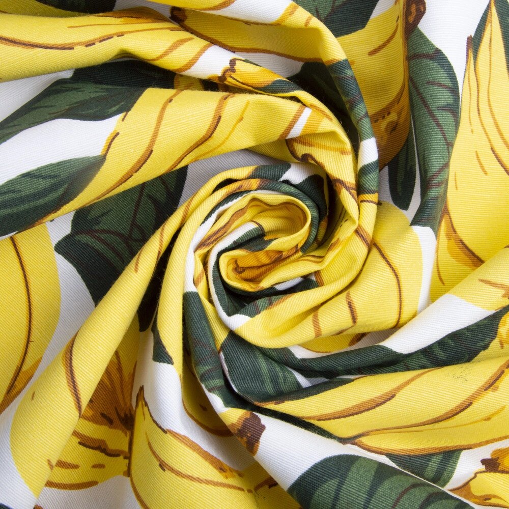 Тканина декоративна FRANK з водовідштовхувальним просоченням банан від компанії Shock km ua - фото 1