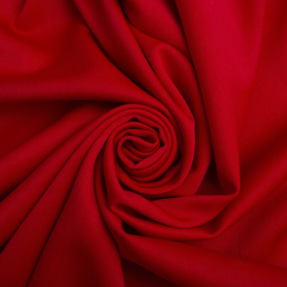 Тканина костюмна Міранда V-8 червона від компанії Shock km ua - фото 1