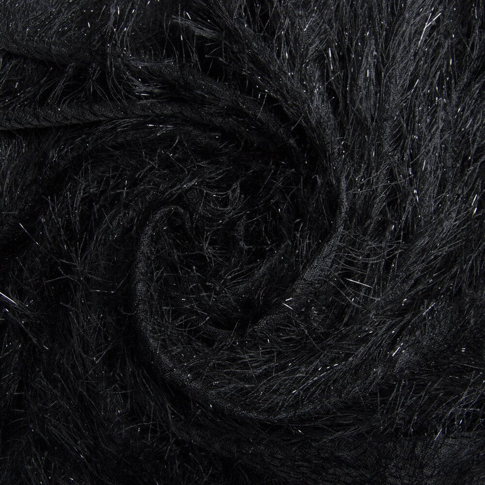 Тканина сітка Лебідь чорна від компанії Shock km ua - фото 1
