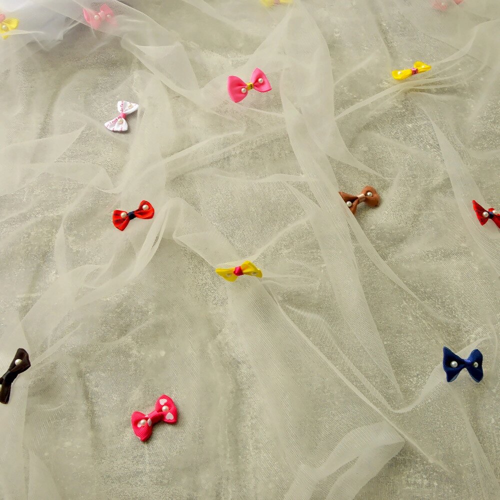 Тканина сітка різнокольорові Метелики від компанії Shock km ua - фото 1