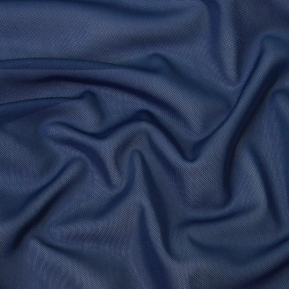 Тканина сітка стрейч щільна темно-синя від компанії Shock km ua - фото 1