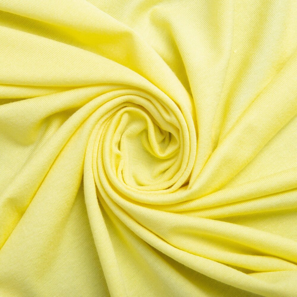 Тканина трикотаж віскоза Валенсія св/лимон від компанії Shock km ua - фото 1