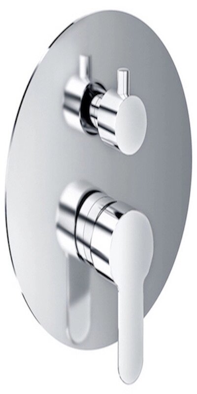 Трипозиційний прихований змішувач для ванни/душу (круглий) CM-11. R-300-01 від компанії Shock km ua - фото 1