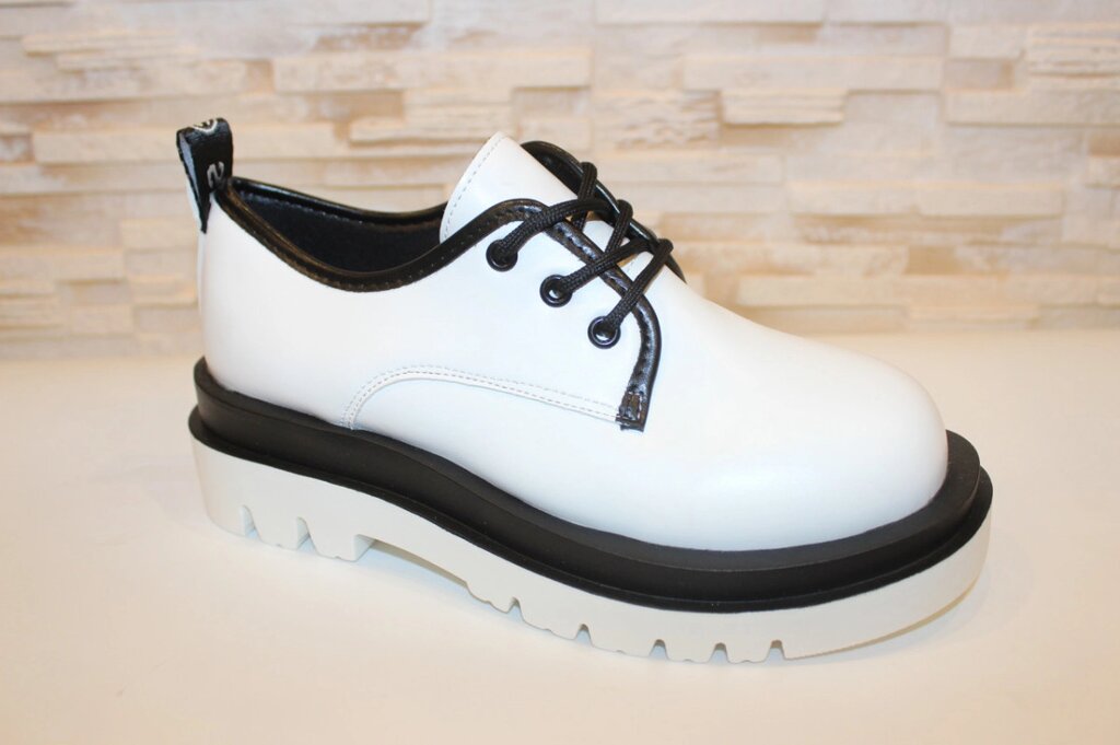 Туфлі жіночі білі Т1711 37 від компанії Shock km ua - фото 1