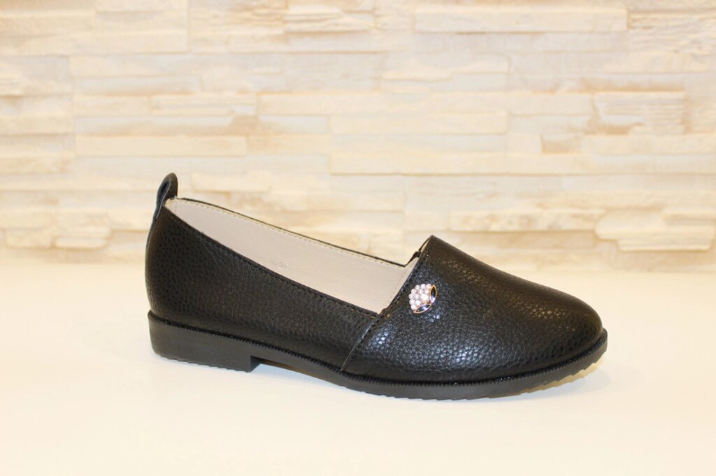 Туфлі жіночі чорні Т851 37 від компанії Shock km ua - фото 1