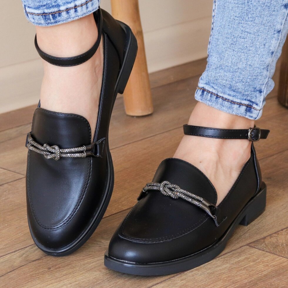 Туфлі жіночі Fashion Geron 3164 36 розмір 23,5 см Чорний від компанії Shock km ua - фото 1