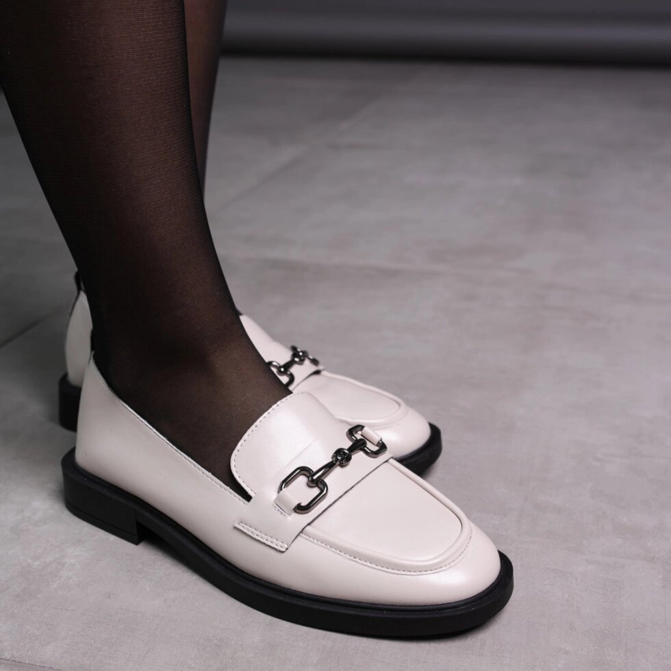 Туфлі жіночі Fashion Katie 3583 37 розмір 24 см Бежевий від компанії Shock km ua - фото 1
