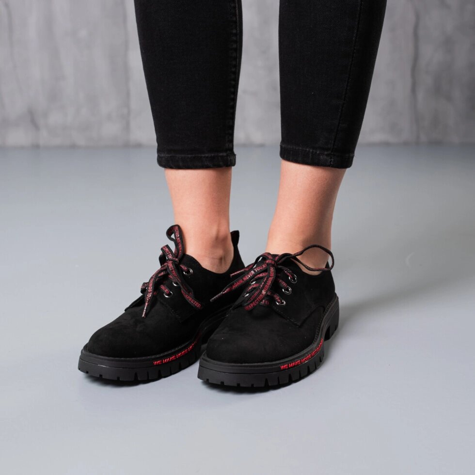 Туфлі жіночі Fashion Tucker 3784 38 розмір 24,5 см Чорний від компанії Shock km ua - фото 1