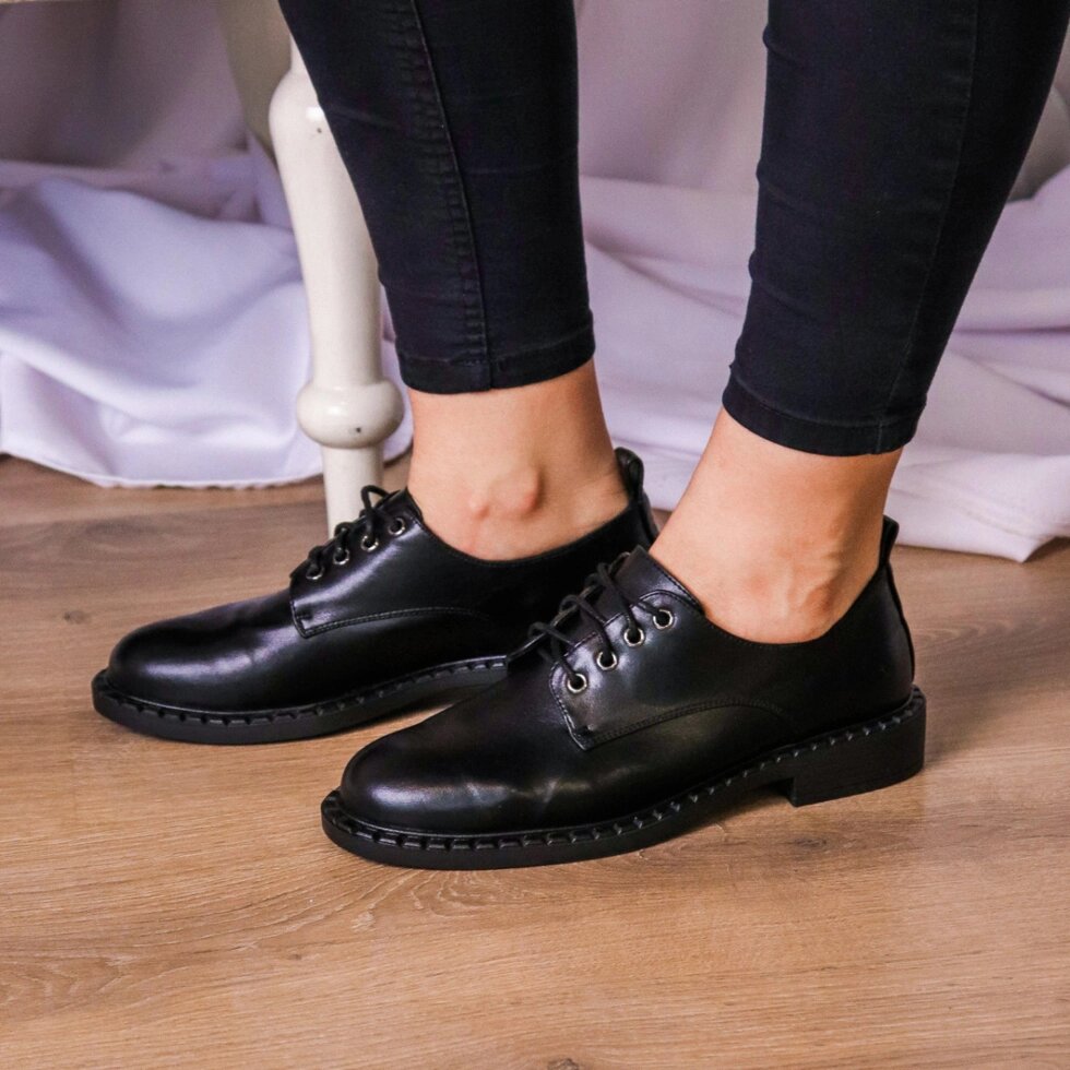 Туфлі жіночі Fashion Ulem 3180 37 розмір 24 см Чорний від компанії Shock km ua - фото 1