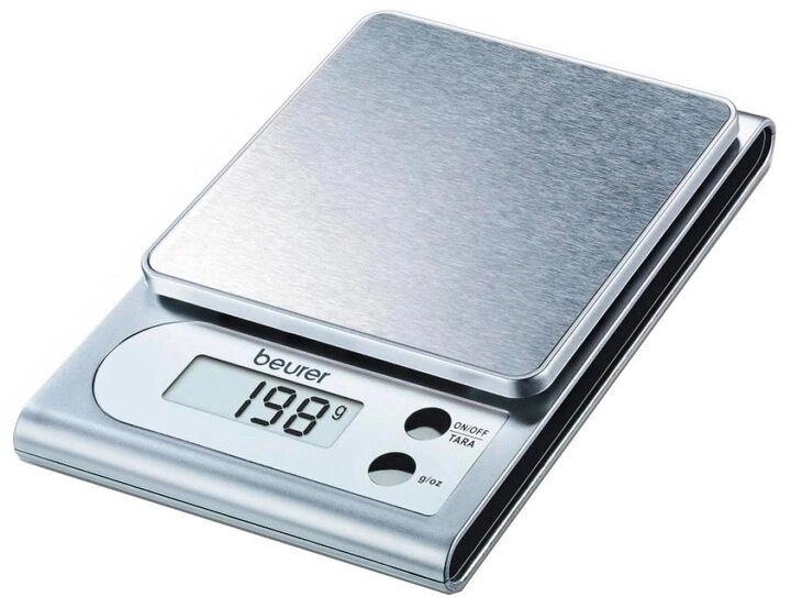 Ваги кухонні Beurer KS-22 3 кг сріблясті від компанії Shock km ua - фото 1
