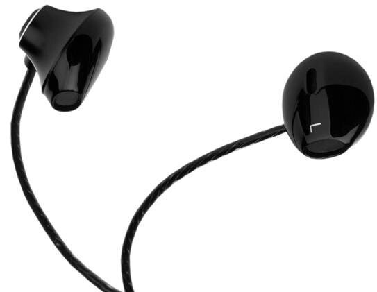 Вакуумні навушники Listener REW-E01 Black Recci CC100041 від компанії Shock km ua - фото 1