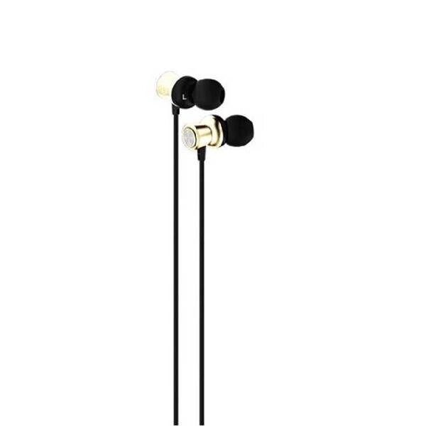 Вакуумні навушники Melody REB-A01 gold Recci CC100032 від компанії Shock km ua - фото 1