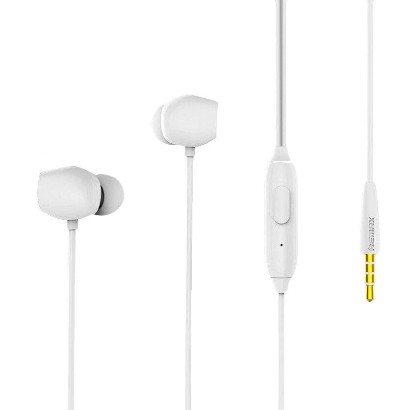 Вакуумні навушники Remax RM-550-White від компанії Shock km ua - фото 1
