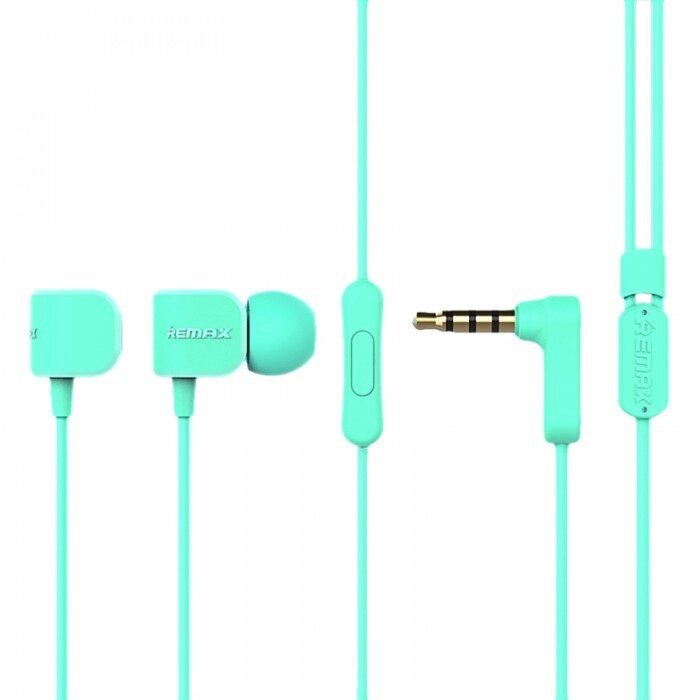 Вакуумні навушники RM-502 Blue Remax 335205 від компанії Shock km ua - фото 1