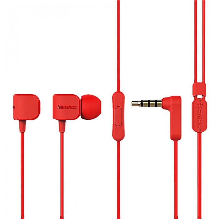 Вакуумні навушники RM-502 Red Remax 335203 від компанії Shock km ua - фото 1