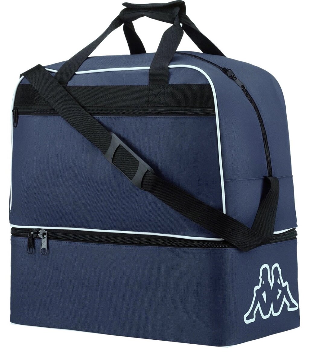 Велика дорожня, спортивна сумка 75L Kappa Training XL темно-синя від компанії Shock km ua - фото 1